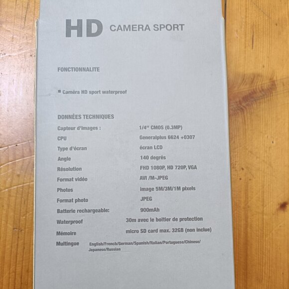 Camera Sport HD - Picture 2 of 2